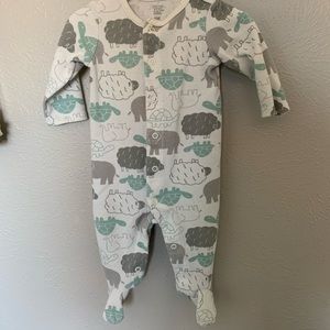 Just one you by Carter’s 6M footie pajamas baby boy baby girl gender neutral
